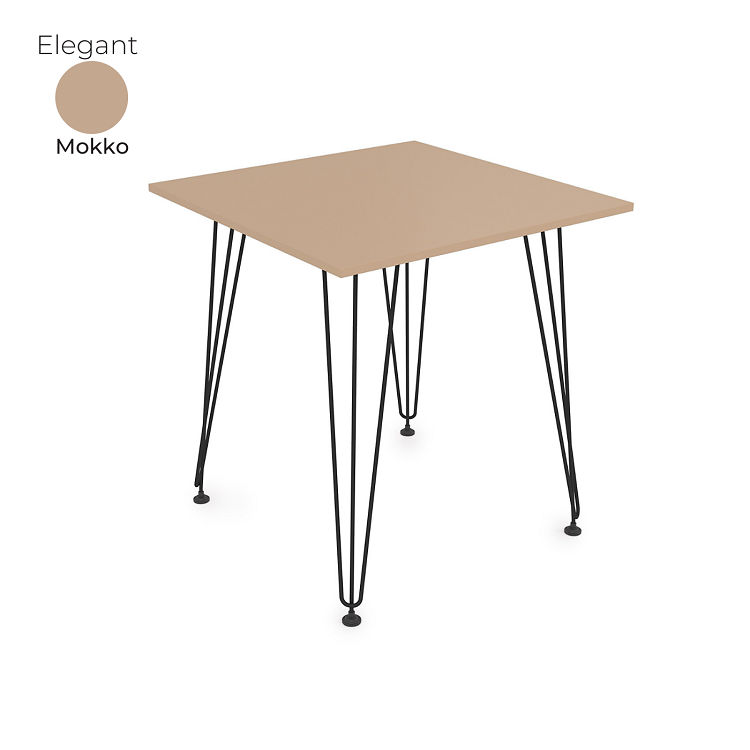 Стол обеденный квадратный Алсав 21Elegant.007 Mokko