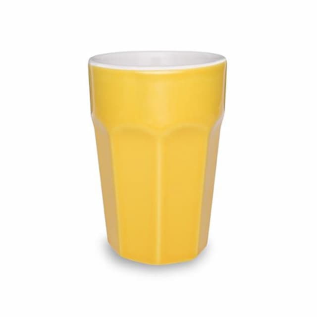 Стакан 300мл d7,5см h11,5см Oxford, керамика, цвет желтый C15D-9050