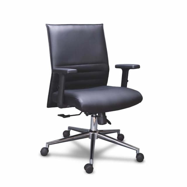 Кресло для руководителя Мирей Майк 709 хром паук короткий, кожзам