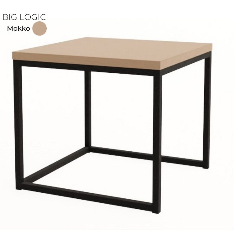 Стол журнальный квадратный большой Алсав BIG LOGIC 21B-LOGIC.001 Mokko