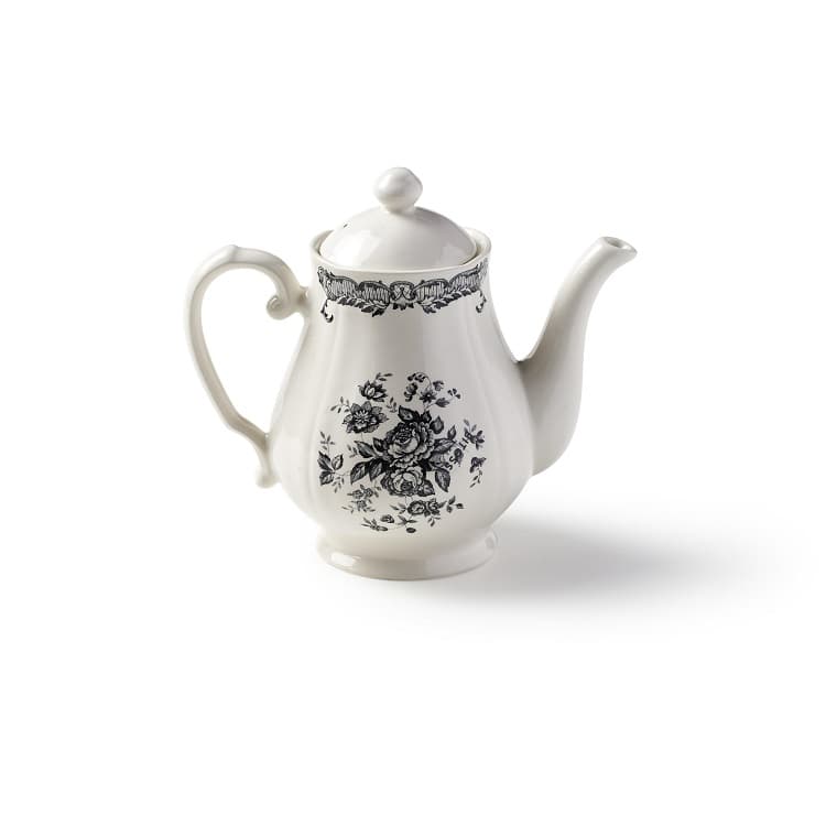 Чайник с крышкой 965 мл H 19,5 см Bitossi Rose Black BID00465