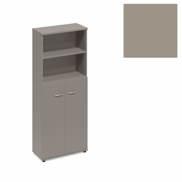 Шкаф для документов полузакрытый Юнитекс А4 (78x36.4x193) А4 9378 МП мокко премиум