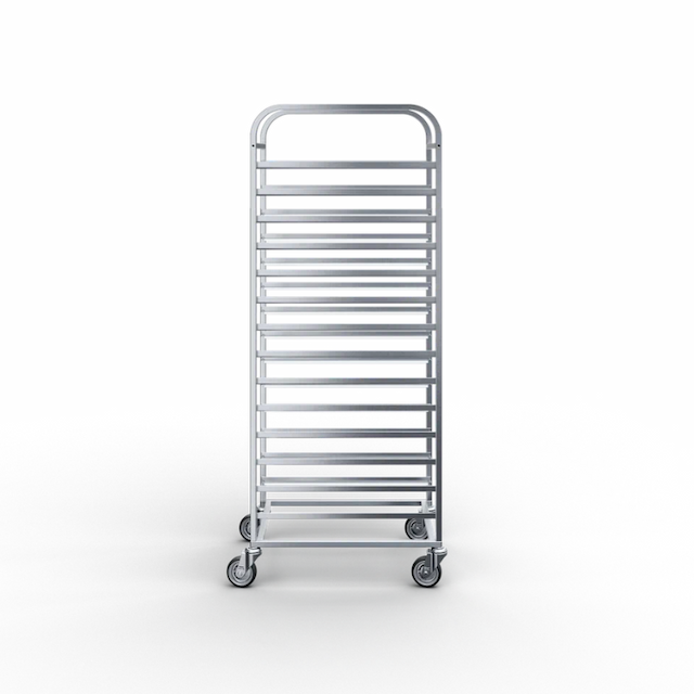 Тележка-шпилька под противни 14 направляющих RADA стандартные колеса 125 мм