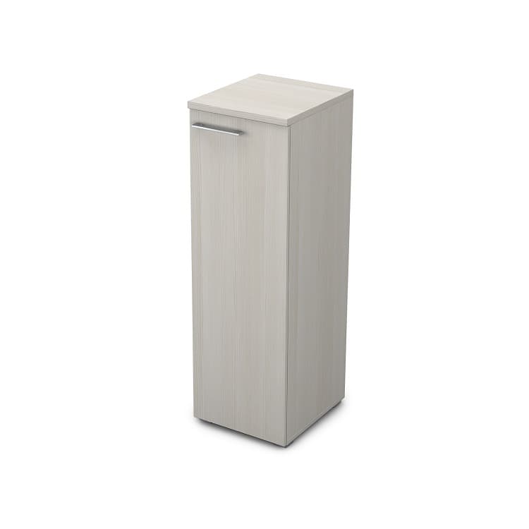 Шкаф пенал АЛСАВ Gloss line 9НП.017.1 Ivory/металл глянец