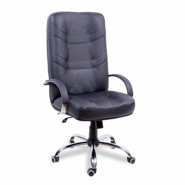 Кресло для руководителя Мирэй Министр хром ТГ, кожзам
