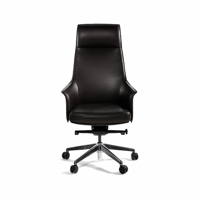 Кресло офисное Norden Бордо A1918 brown leather