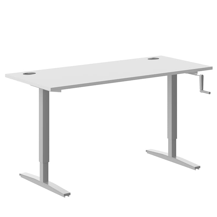 Стол письменный Skyland XTUP 167 белый/серый 1600х700х750 XTEN-UP