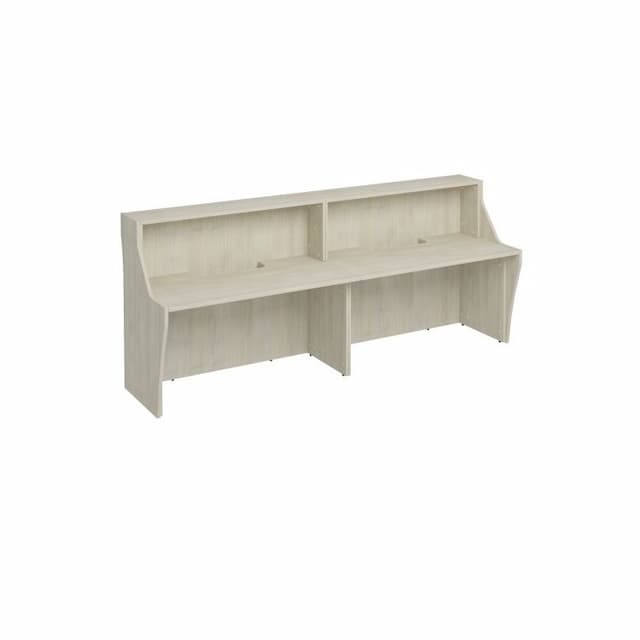 Стойка ресепшен прямая с вырезом Юнитекс КОМФОРТ К.9200-2 ДШ дуб шамони