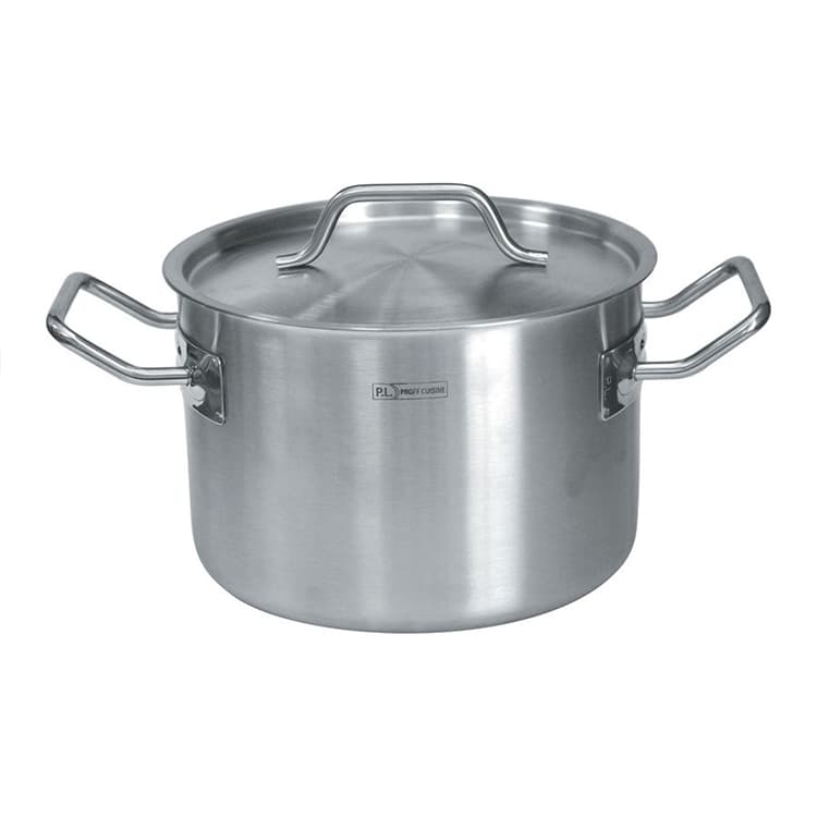 Кастрюля 2,4 л, 16х12 см с крышкой нерж P.L. Proff Cuisine арт. 90000025