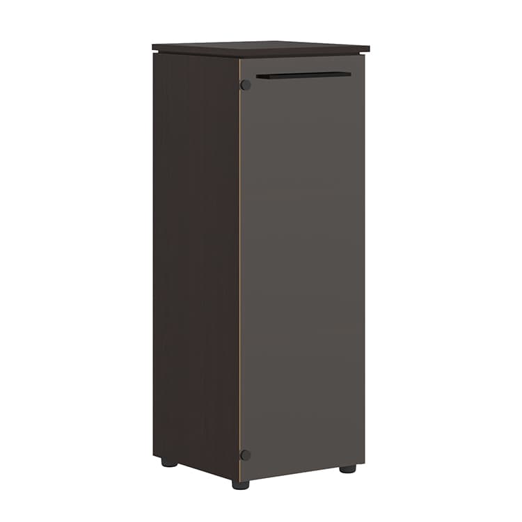 Шкаф колонка со стеклянной дверью Skyland MMC 42.2 венге магия 429х423х1188
