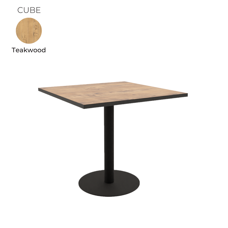 Стол обеденный квадратный Алсав 21CUBE.008 Teakwood