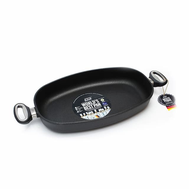 Кастрюля-форма для запекания AMT 10 л, 40х24х6 см, без крышки алюм, арт. 70001311