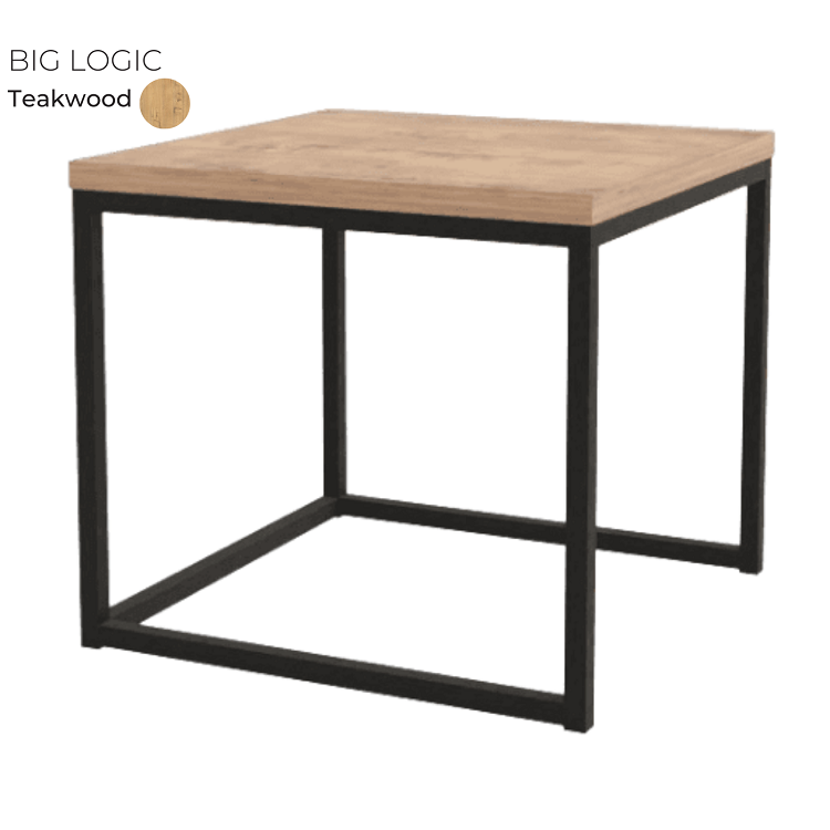 Стол журнальный квадратный большой Алсав BIG LOGIC 21B-LOGIC.001 Teakwood