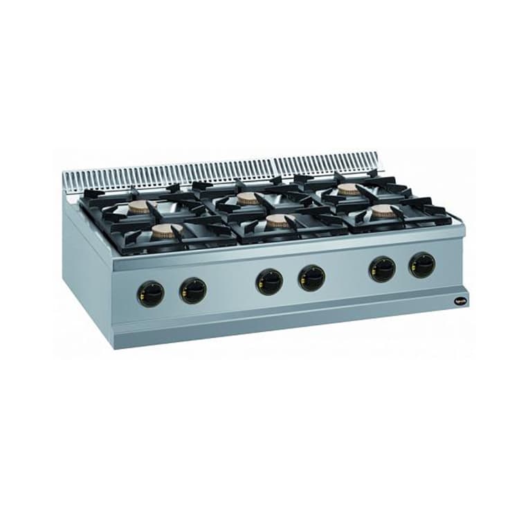 Плита газовая 6 конфорок Apach 700 серии APRG-117T
