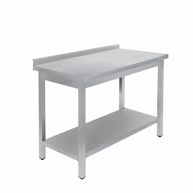 Стол универсальный Luxstahl СПУ-18/6 со сплошной полкой нерж