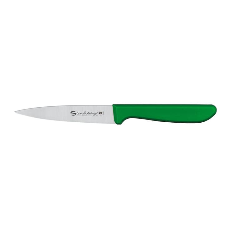 Нож Sanelli Ambrogio серии Supra Colore, ST82011G, для овощей 110 мм, зеленый