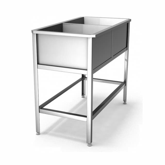 Ванна моечная двухсекционная Hessen ВМ 2/4 нерж