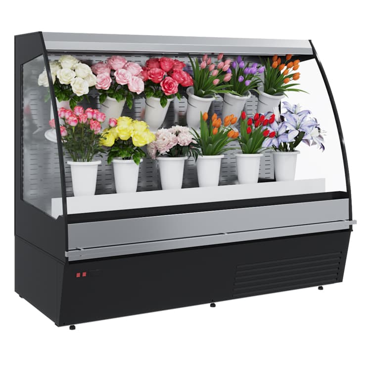 Витрина холодильная F16-08 VM 1,9-2 0020 FLORA (цвет по схеме (фронт стандартный цвет))